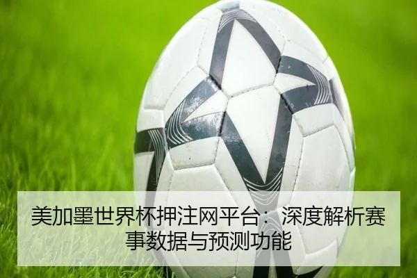 美加墨世界杯押注网平台：深度解析赛事数据与预测功能